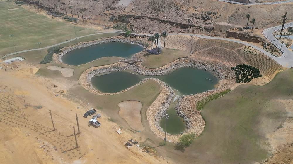 Uptown Cairo Golf Course Infrastructure & Lakes