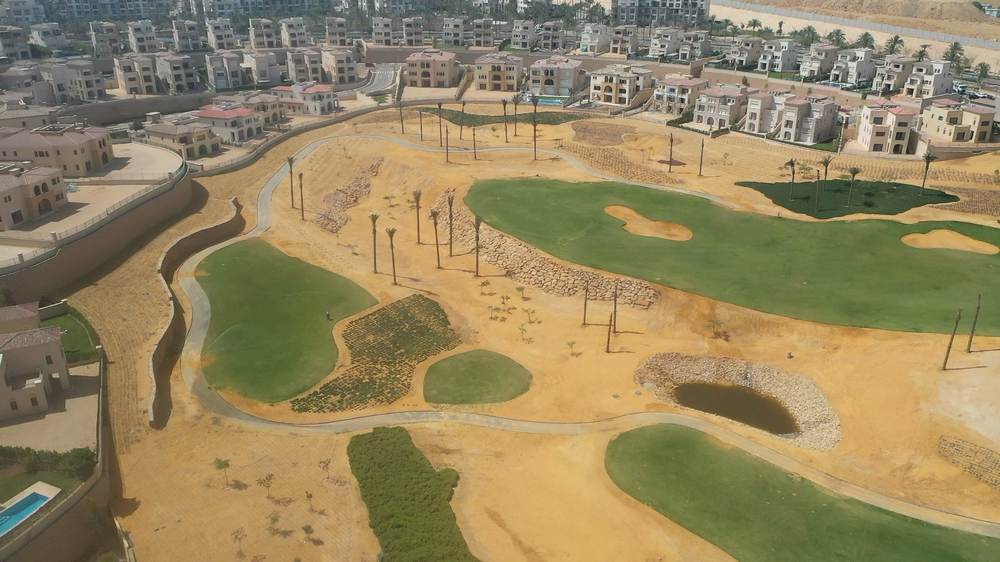 Uptown Cairo Golf Course Infrastructure & Lakes