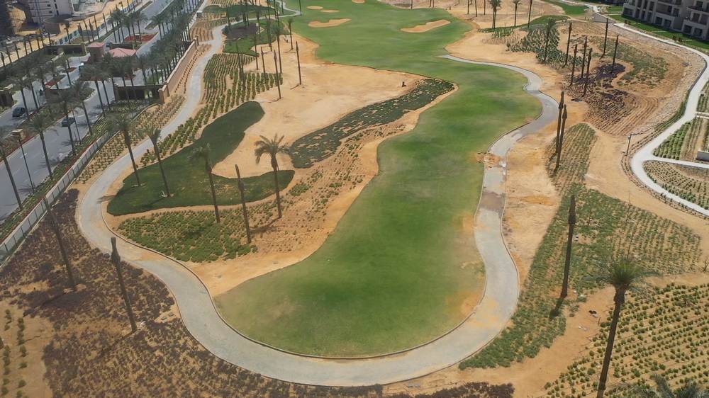 Uptown Cairo Golf Course Infrastructure & Lakes